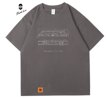 Load image into Gallery viewer, YOYOSKATE Lino Blueprint Limited Tee