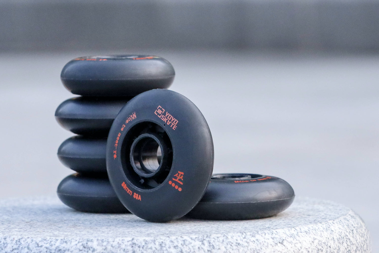 YOYOSKATE Meetyo Wizard Skating Wheels 88A，80 mm Black