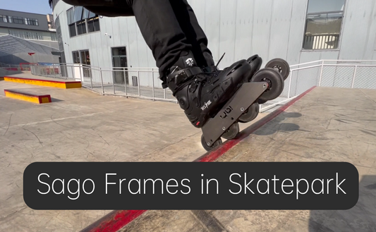 Some tricks in skatepark by Xuhui