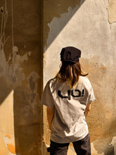 Load image into Gallery viewer, Sago Basic Tee in Minimalism Black/ White/Gray 100% cotton
