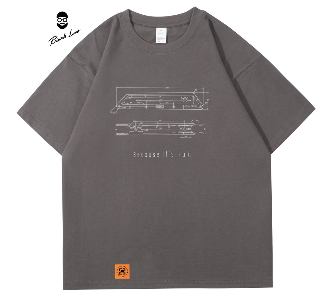 YOYOSKATE Lino Blueprint Limited Tee