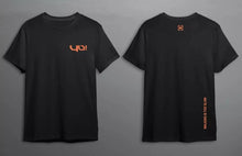 Load image into Gallery viewer, Sago Basic Tee in Minimalism Black/ White/Gray 100% cotton
