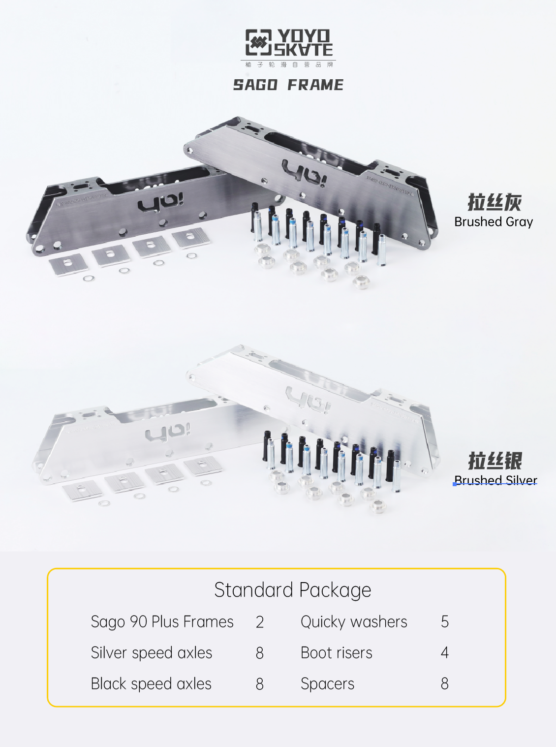 Sago 90 Plus 2 Frames- 4x90mm/ 3x110mm